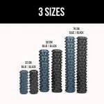 RumbleRoller Extra Firm Textured Foam Roller Black