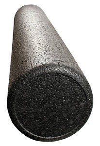 Extra Firm Black Foam Roller - 6" x 12