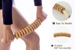 Curved Wood Massage Roller for Waist and Thigh