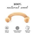 Back Massage Muscle Roller Tool with Wooden Balls