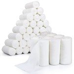 Gauze Rolls –36 Rolls- Premium First Aid Supplies for Safe Adventuring–Flexible, Stretchable, Breathable Gauze Bandage Rolls – 3” x 4.1 Yards Bandage Wrap for Wound Dressing
