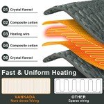 VANKADA Extra Large Electric Heating Pad for Relief