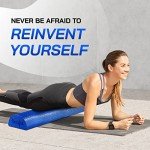 Yes4All 36” Half Foam Roller for Therapy & Yoga
