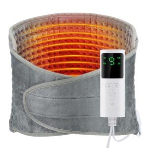 Electric Heating Pad with LCD Controller - 12"x50