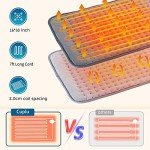 Extra Large Electric Heating Pad with 6 Settings