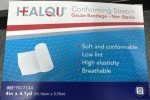HEALQU Premium Gauze Rolls - 4” x 4.1 Yards - 24 Rolls, Individually Wrapped Conforming Stretch Gauze Bandage - Super Soft Woven Stretch Gauze Bandages for Primary Wound Dressing Support