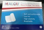 HEALQU Premium Gauze Rolls - 4” x 4.1 Yards - 24 Rolls, Individually Wrapped Conforming Stretch Gauze Bandage - Super Soft Woven Stretch Gauze Bandages for Primary Wound Dressing Support