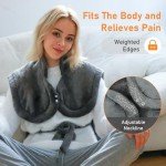 Large Electric Heating Pad for Back Pain Relief