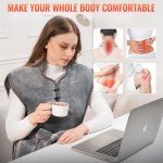 Large Electric Heating Pad for Back and Neck