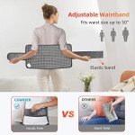 Comfier Back Heating Pad with 6 Heat Settings