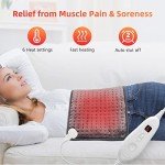 Comfier Back Heating Pad with 6 Heat Settings