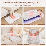 XXL Electric Heated Pad for Back Pain Relief