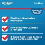 Amazon Basic Care Flexible Fabric Adhesive Bandages, XL (2 in x 4 in), Protection for All Skin Types, Flexible Stretch That Conform to Wounds, 10 Count