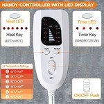 Electric Heating Pad for Back and Shoulders 22x37