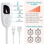 KLADNDER Electric Heating Pad for Pain Relief