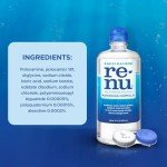 Renu Contact Lens Solution Advanced Formula Multipurpose Lens Cleaner for Eye Contacts, Cleaning, Moisturizing and Disinfecting Care for Soft & Silicon Hydrogel Lenses, 12 Fl Oz (Pack of 2)