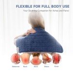 Electric Heating Pad for Back and Neck Pain Relief
