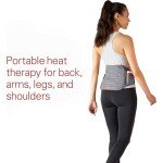 Sunbeam GoHeat Wireless Heating Pad, Slate Gray