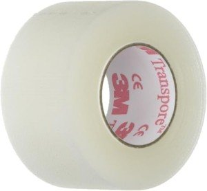 3M Transpore Clear 1-Inch Wide First Aid Tape, 10-Yard Roll (1 Rolls), Model:1527-1