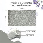 Sacksy Thyme Organic Flaxseed Heating Pad - Grey