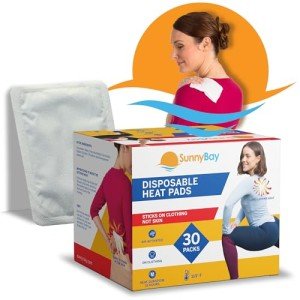 Sunny Bay Heat Patches for Pain Relief (30 Pack)