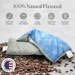Sacksy Thyme Organic Flaxseed Heating Pad - Grey