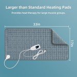 XXXL Heating Pad for Pain Relief - 17"x33