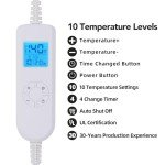 Ruqiji XXXL King Size Heating Pad - 10 Settings