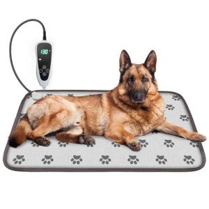 GOLOPET Waterproof Dog Heating Pad with Smart Thermostat
