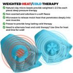 ComfortCloud Microwavable Heating Pad Set for Pain Relief