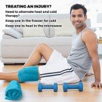 ComfortCloud Microwavable Heating Pad Set for Pain Relief