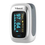 Vibeat Fingertip Pulse Oximeter with Alarm