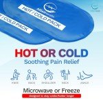 Reusable Gel Ice Packs for Injuries - 4 Pack