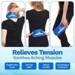 Reusable Gel Ice Packs for Injuries - 4 Pack
