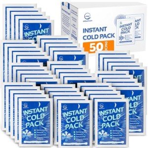 Disposable Instant Ice Pack – 50 Count