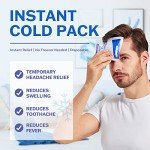 25 Instant Cold Packs for Pain Relief