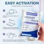 25 Instant Cold Packs for Pain Relief