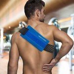 Set of 2 Soft Gel Ice Packs for Injuries