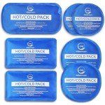 7-Piece Blue Hot and Cold Pack Set