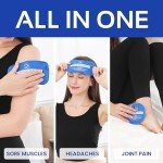 7-Piece Blue Hot and Cold Pack Set