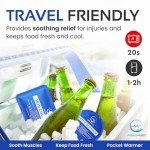 7-Piece Blue Hot and Cold Pack Set