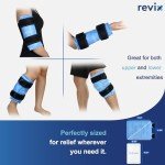 REVIX Knee Ice Pack for Pain Relief and Recovery