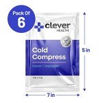 Disposable Instant Cold Packs for Injuries - 6 Pack