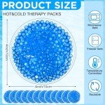 TrelaCo 100 Bulk Round Gel Ice Packs