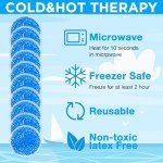 TrelaCo 100 Bulk Round Gel Ice Packs