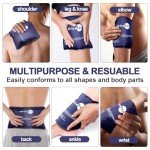 AiricePac Reusable Gel Ice Packs for Pain Relief