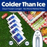 Cooler Shock Reusable Ice Packs for Lunches & More