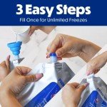 Cooler Shock Reusable Ice Packs for Lunches & More