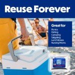 Cooler Shock Reusable Ice Packs for Lunches & More
