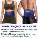 Reusable Gel Ice Packs for Back Pain Relief